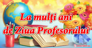 5 OCTOMBRIE — ZIUA MONDIALĂ A EDUCAȚIEI