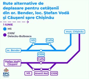 Trafic rutier restricționat pe 2 iunie. Trasee alternative pentru deplasări.